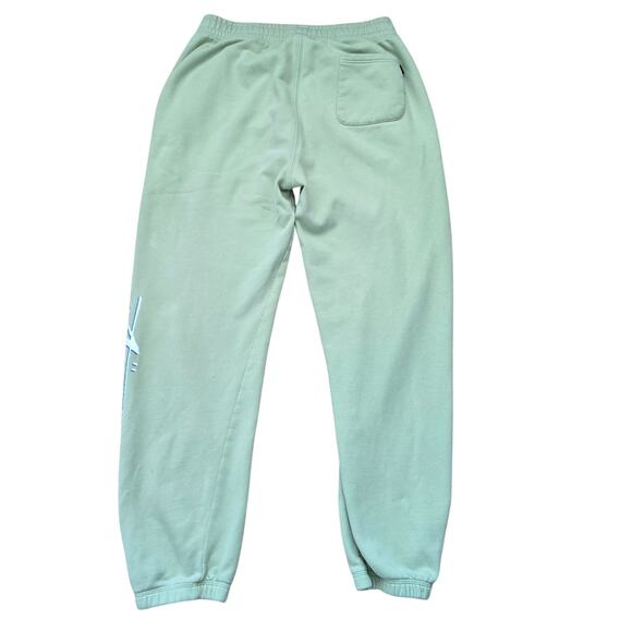 Stussy Men's Smooth Stock Printed Sweat Pants Light Green Size S - Picture 4 of 9